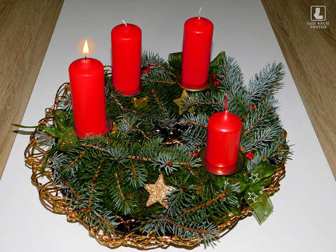 Advent 1, gyertya, karácsony, karácsonyi dekoráció