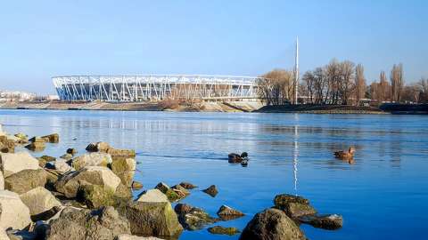 Épülő sportlétesítmény