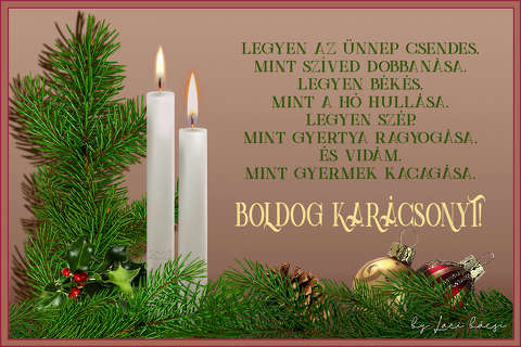 grafika, karácsony