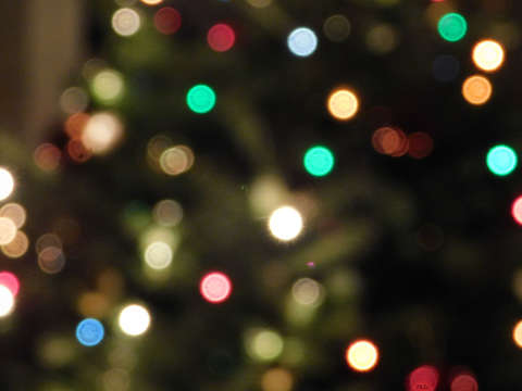 Karácsonyi bokeh