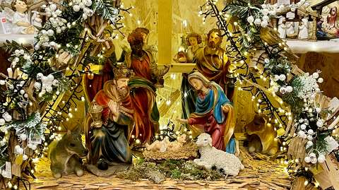 betlehemi jászol címlapfotó karácsony karácsonyi dekoráció