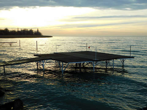 Téli Balaton Fűzfőn