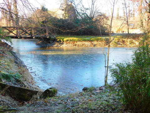Híd a Kámoni arborétumban - Szombathely