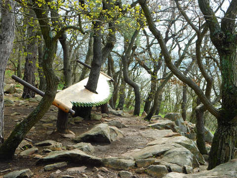 Dekoráció a Folly Arborétumban - Badacsonyörs