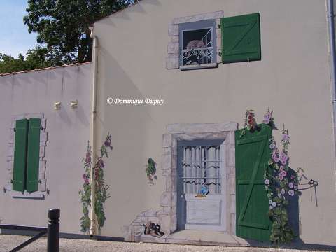Décoration murale - Saint-Pierre-d'Oléron - France