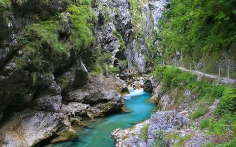Tolminka folyó, Szlovénia