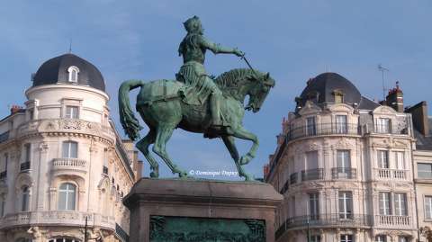 Orléans - Statue de Jeanne d'Arc -France