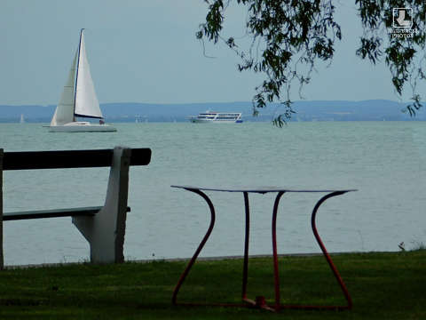 balaton, vitorlás, pad