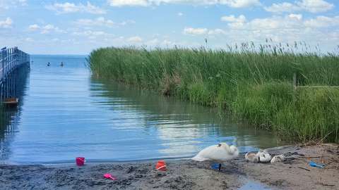 Balatonkenese Alsóréti strandon