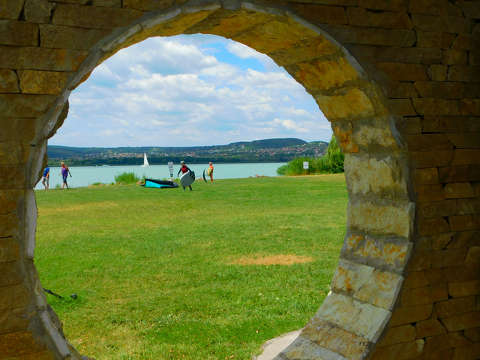 Balatonfűzfői kilátás