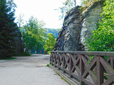 Csehország, sziklalabirintus - Adršpach