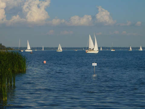 Balaton, Balatonfűzfő, strand