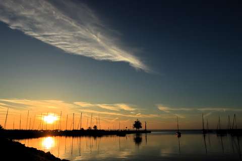 Aranyban tündöklő varázslat Balatonalmádiban.