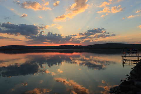 Felhő varázslat Balatonfűzfőn.