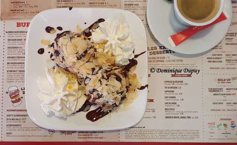 Profiteroles au chocolat