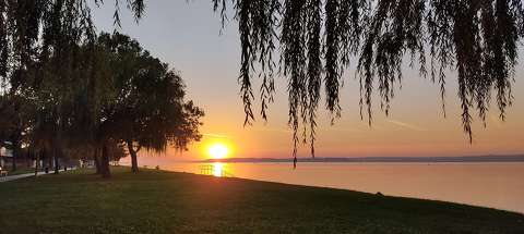 balaton magyarország naplemente tó
