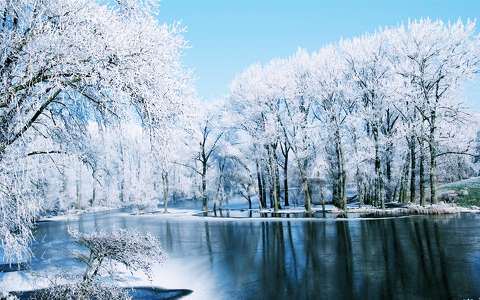 címlapfotó tél tó