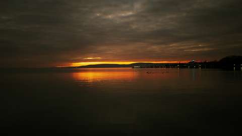 balaton felhő magyarország tó