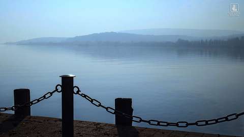 Balaton, víz, köd