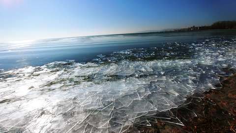 balaton jég magyarország tél
