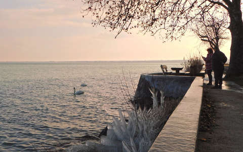 Fagyos Balaton - Tihany
