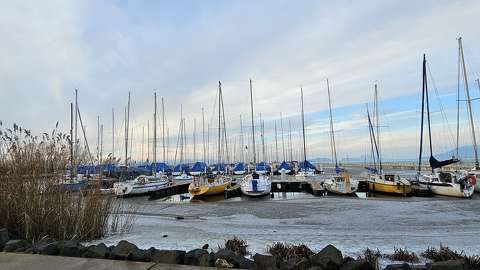 balaton jég kikötő magyarország