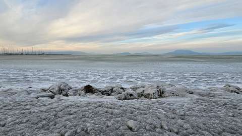 balaton jég magyarország tél