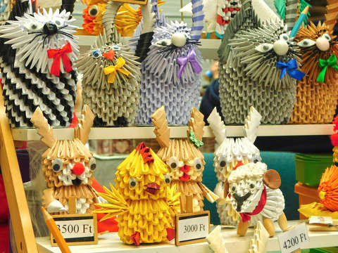 Vámosi Lencse- és Hurkafesztivál 2024 Nemesvámos - origamidekoráció