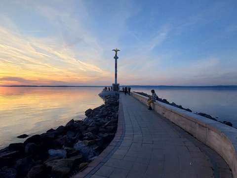 balaton címlapfotó magyarország naplemente