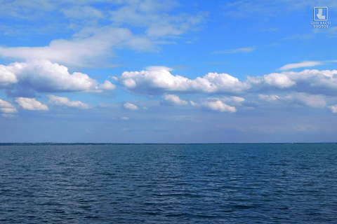 balaton, víz, felhők