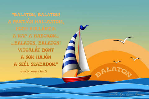 balaton, grafika