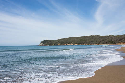 Olaszország, Baratti öböl