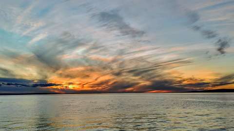 balaton felhő magyarország tó