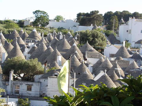Alberobello,Olaszország ,Trullik