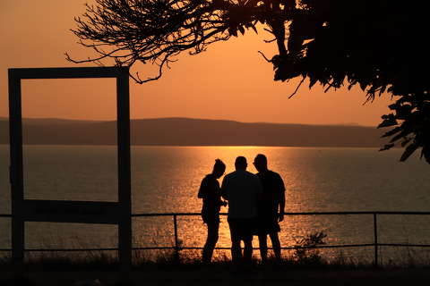 Balatonvilágosi naplemente.