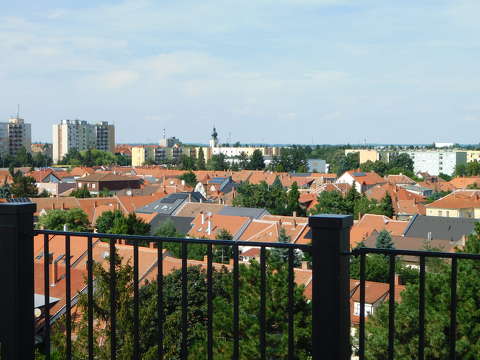 Szombathely, Víztorony kilátóból