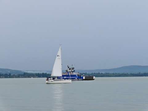 A Balaton borús időben