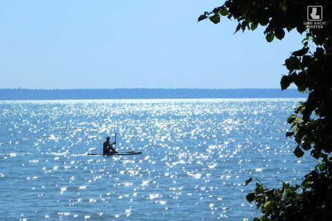 víz csillogás, balaton