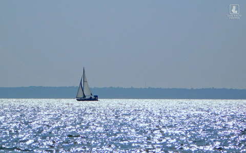 balaton, vitorlás, csillogás