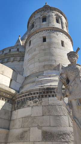 Budapest, Halászbástya, szobor