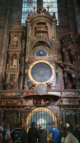 Csillagászati óra a Notre-Dame katedrálisban, Strasbourgban