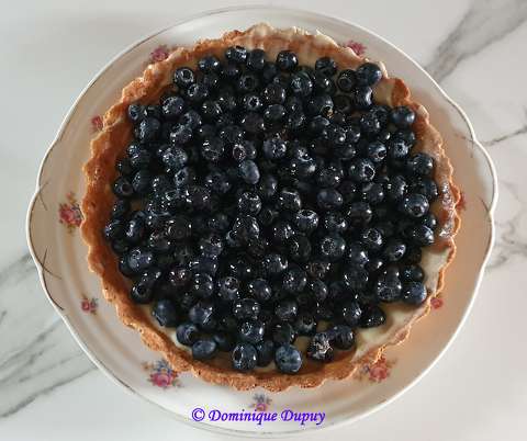 Tarte aux myrtilles