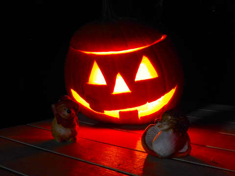 Dekoráció, halloween tök