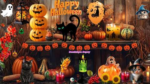 Happy Halloween - Création Domi