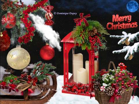 Joyeux Noël - Création Domi