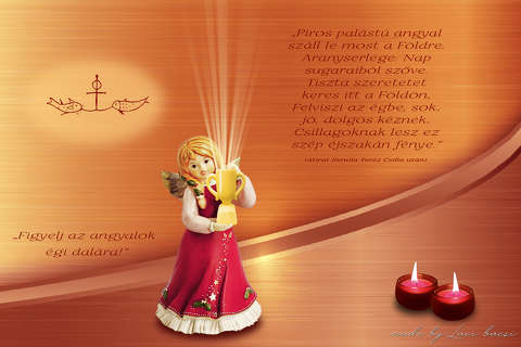 grafika Advent második vasárnapjára (remény)