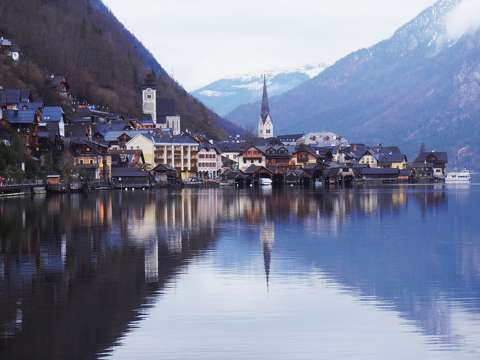 Hallstatt víztükörben
