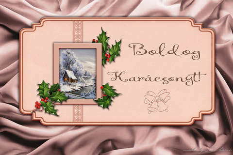 grafika, karácsony