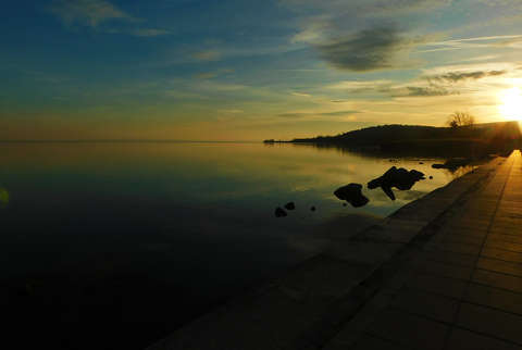Balaton, Almádi, Naplemente