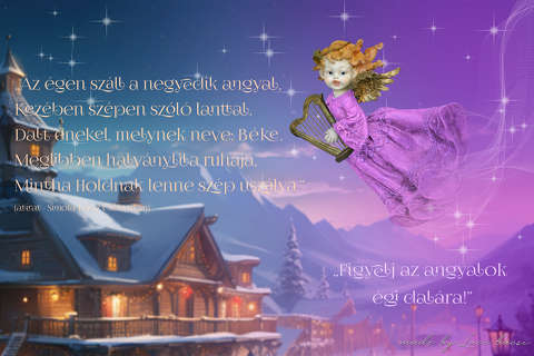 grafika advent negyedik vasárnapjára (szeretet)
